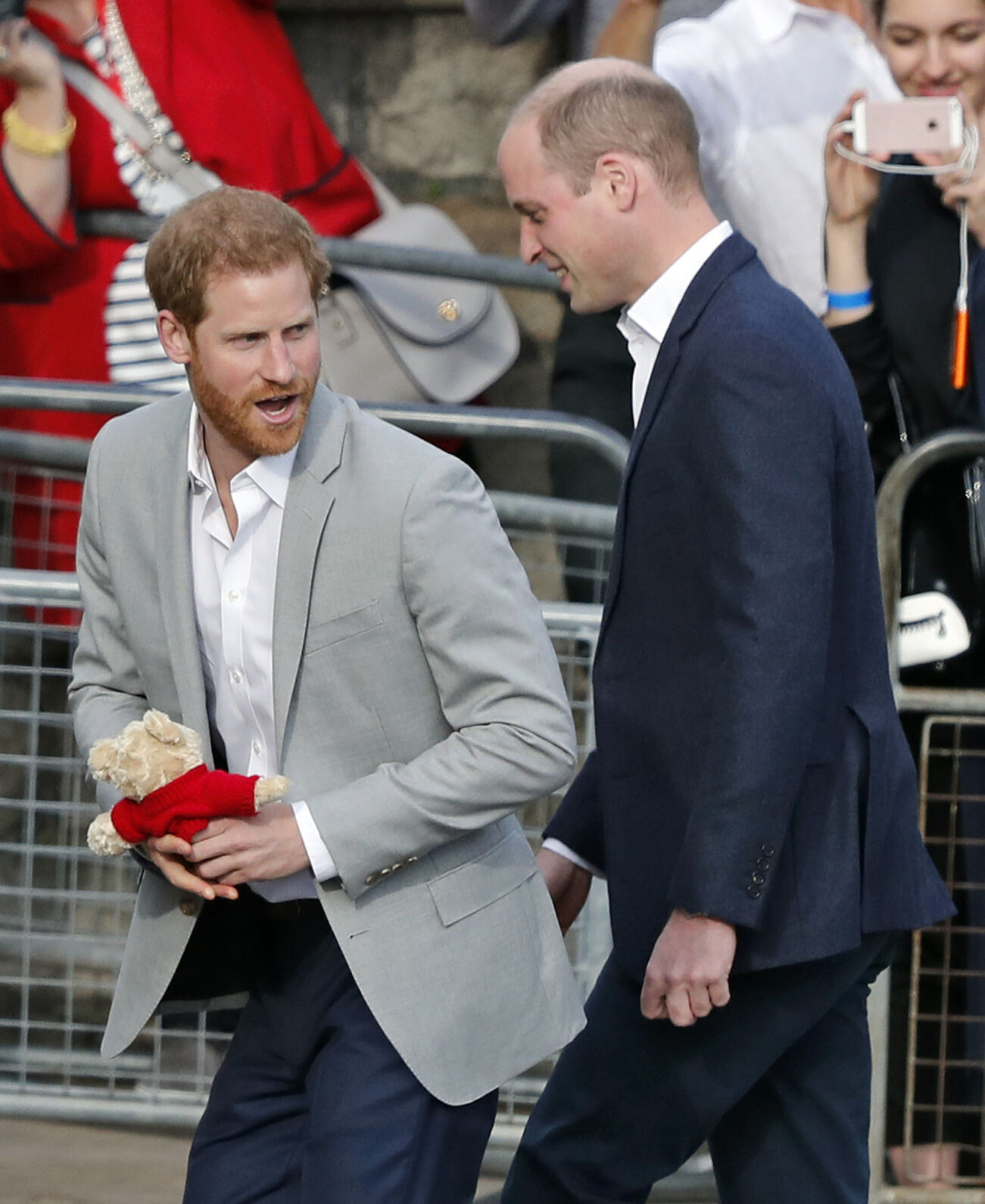 Britain Prince Philip Harry and William
